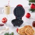 Устройство для приготовления фигурных венских вафель. Mini Waffle Maker 33